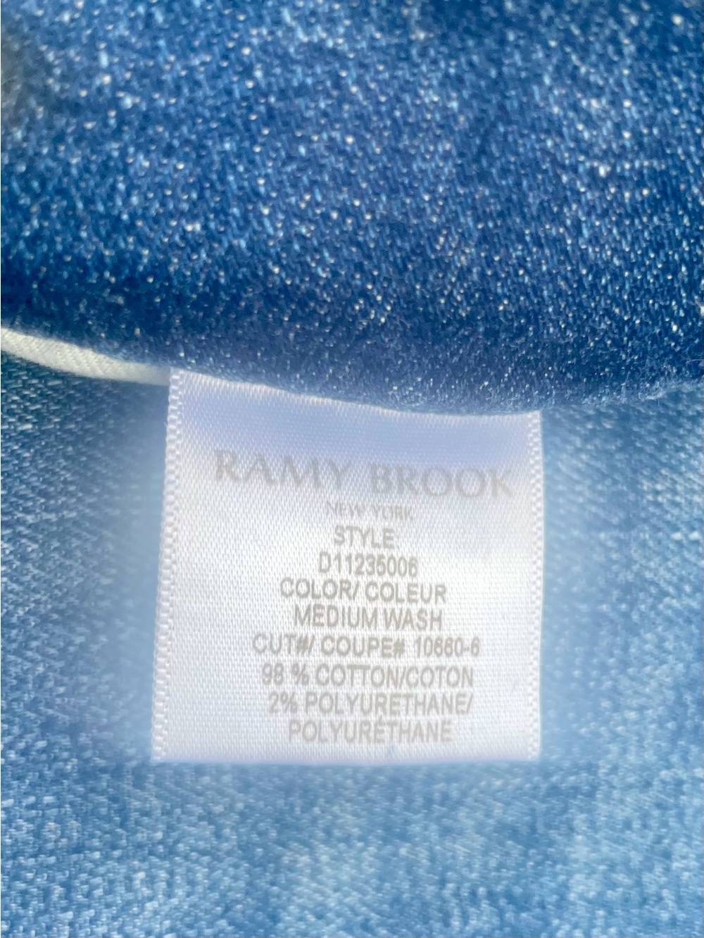 Ramy Brook Dark Blue High-Waist Wide Leg Jeans - Picture 9 of 15